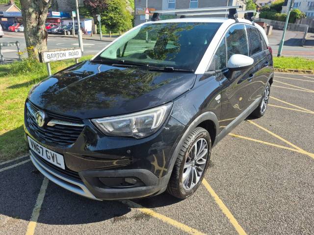 Vauxhall Crossland X 1.2T [110] Elite Nav 5dr [Start Stop] Auto Hatchback Petrol Black