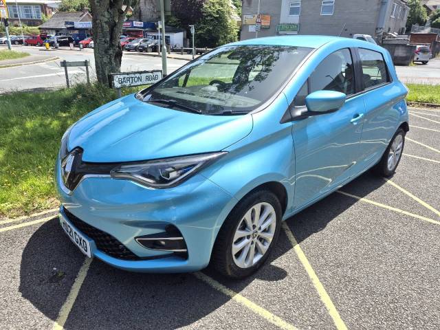 Renault Zoe 0.0 80kW Iconic R110 50kWh Rapid Charge 5dr Auto Hatchback Electric Blue